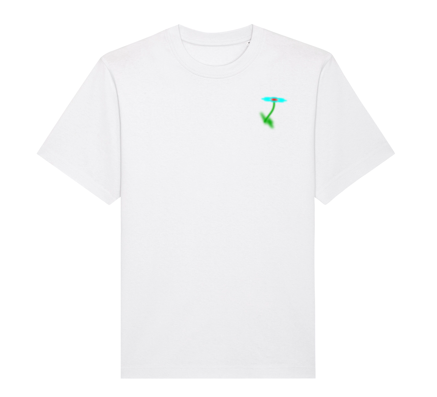 FLOWERS TEE WHITE