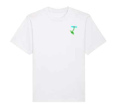 FLOWERS TEE WHITE