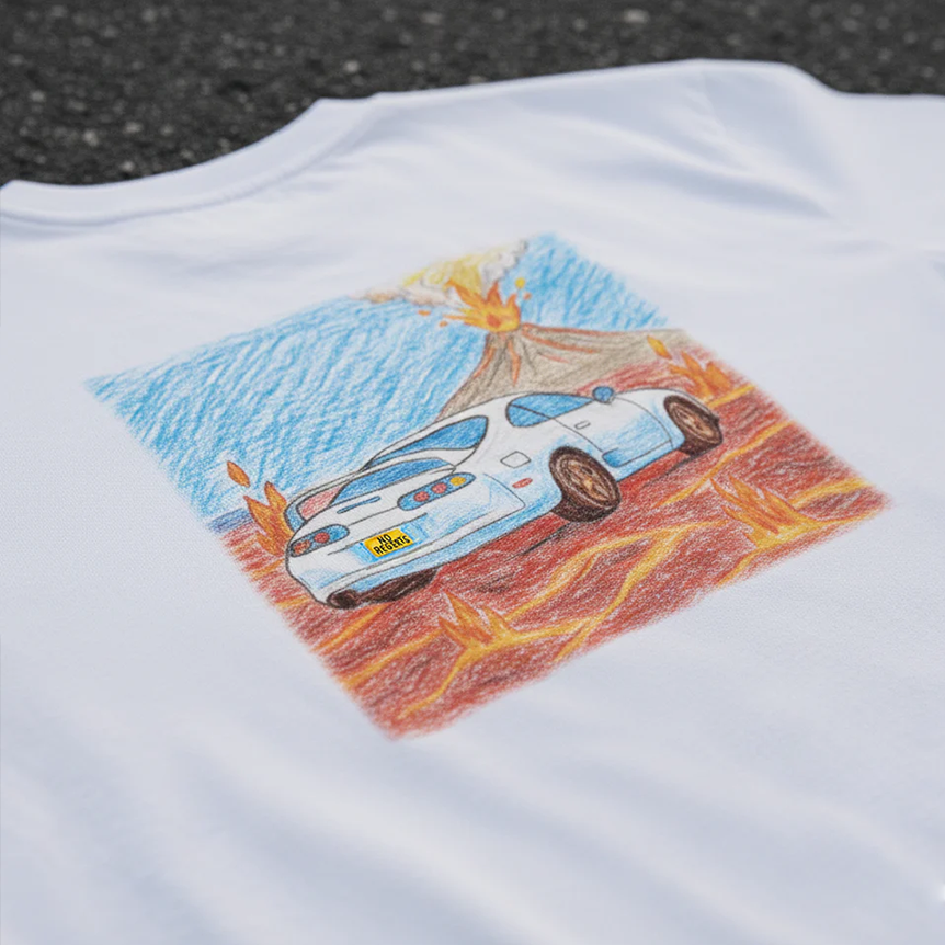 WARMING UP TEE WHITE